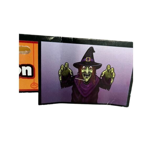 Halloween Decoration Tabletop Witch and Skelton - Picture 2 of 5